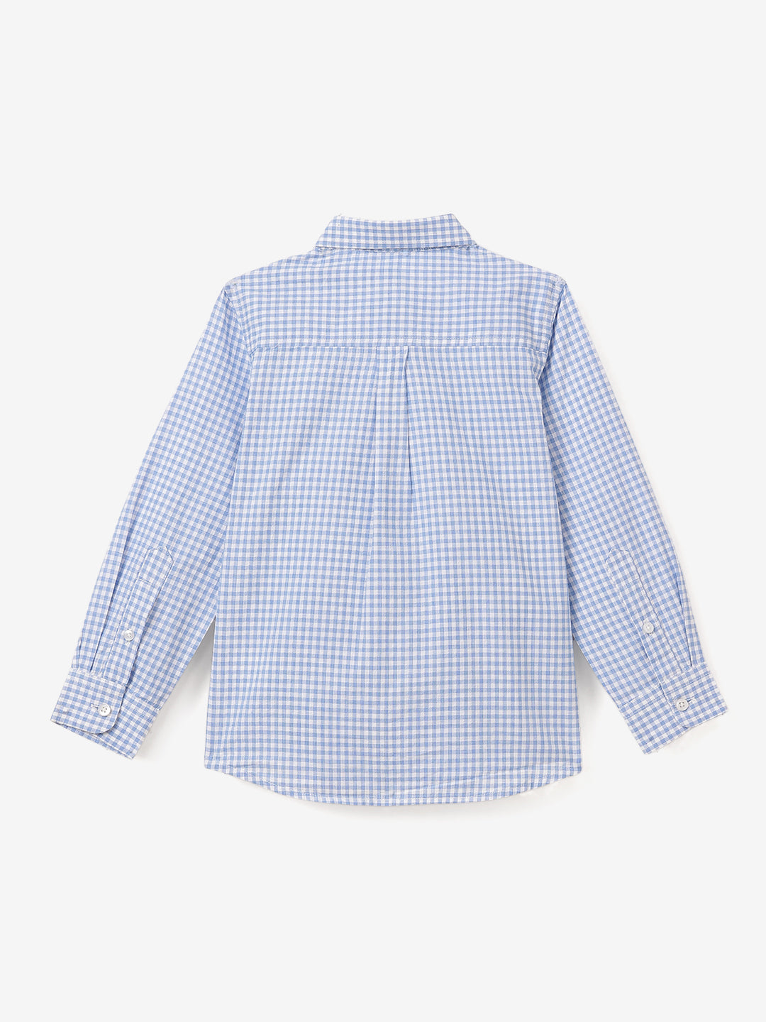 The Little Checkmate Shirt in Sky Blue