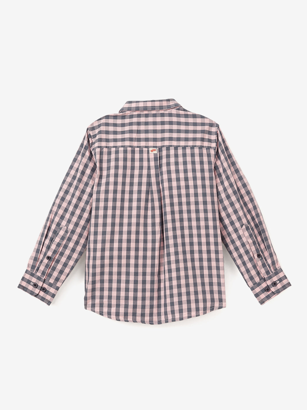 The Picnic Checks Shirt in Pink and Navy Blue