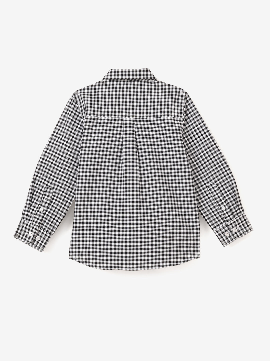 The Little Checkmate Shirt in Black