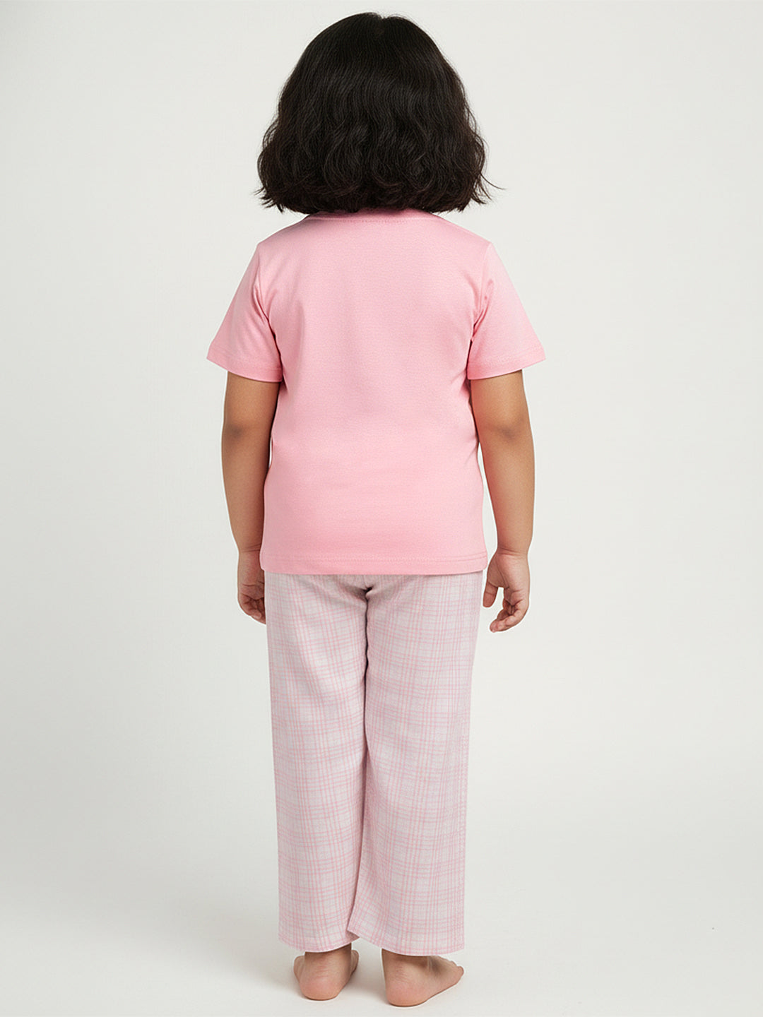 Pink 100% Cotton Nightsuit Set