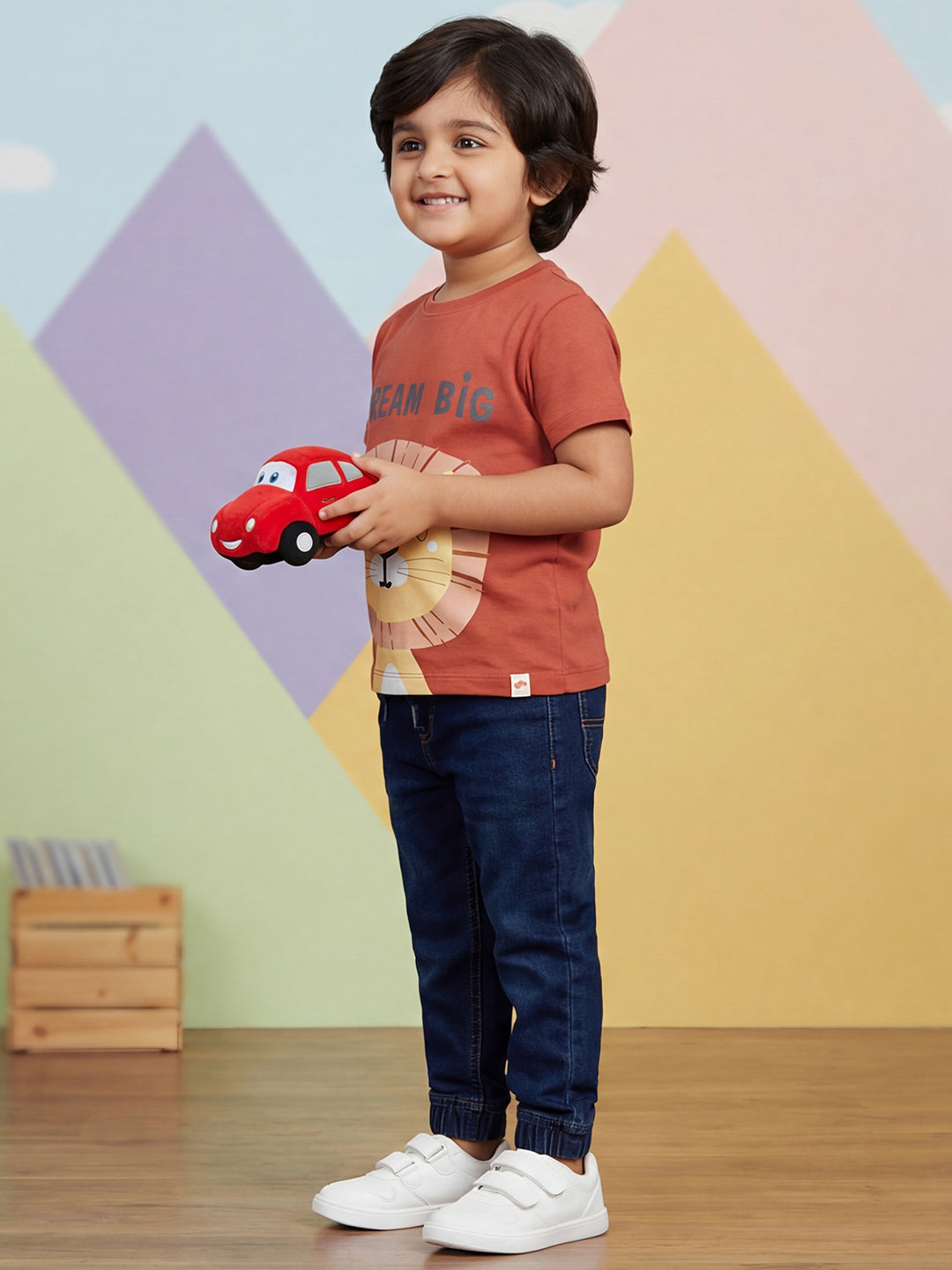 Indigo Cotton Comfortable and Stretchable Jogger Jeans for Boys