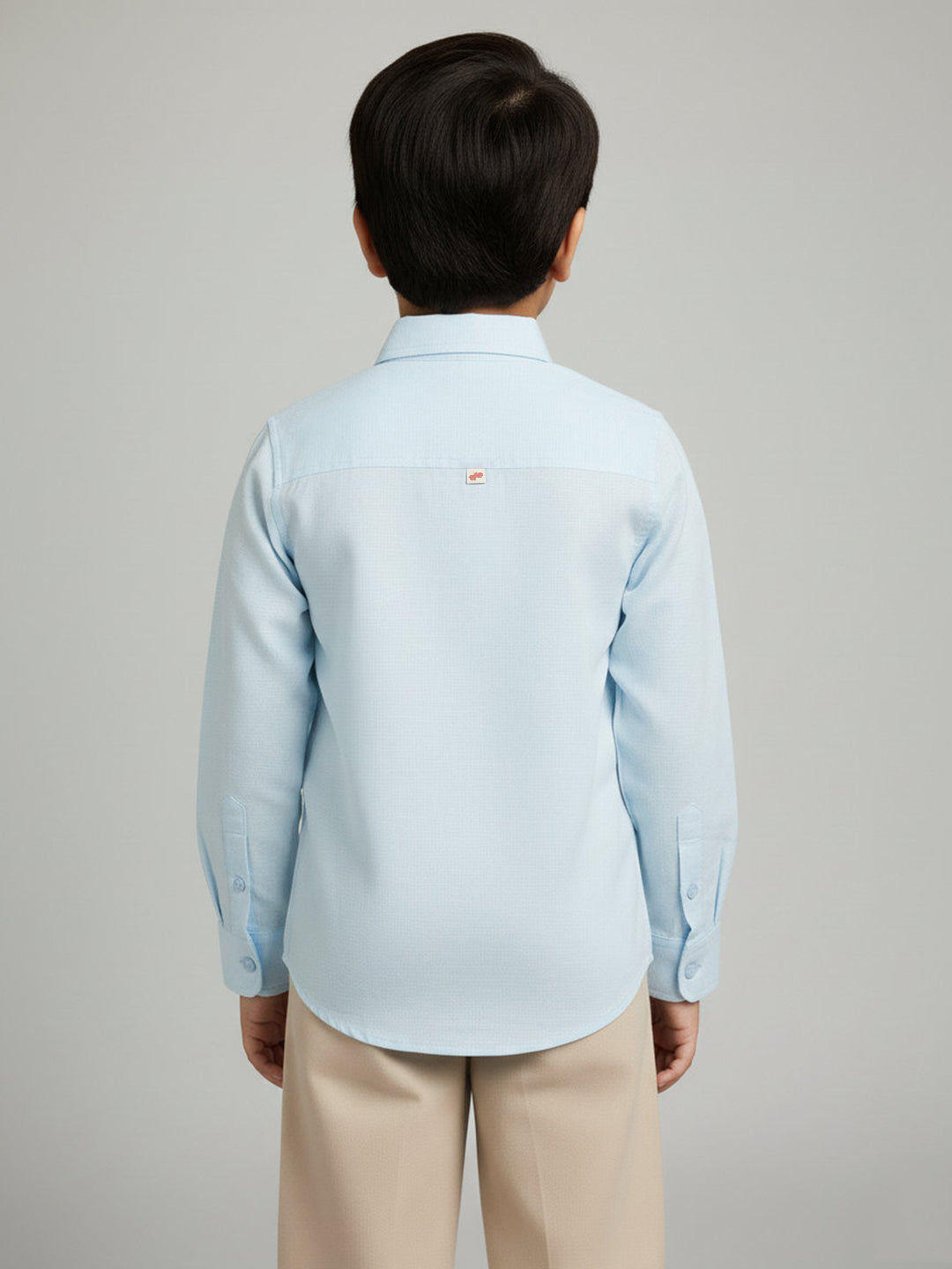 Blue 100% Cotton Full Sleeve Premium Formal Shirt