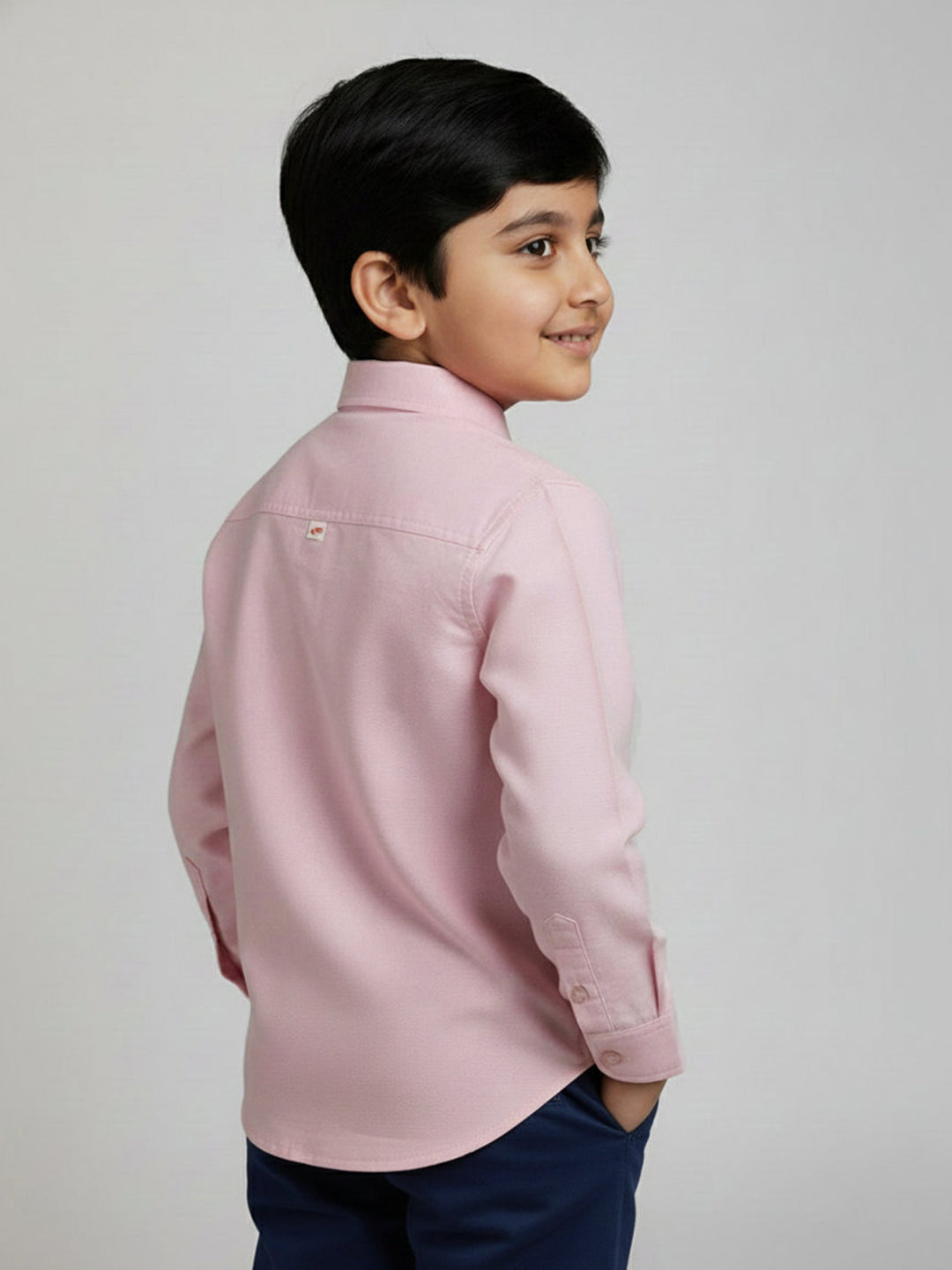 Pink 100% Cotton Full Sleeve Premium Formal Shirt