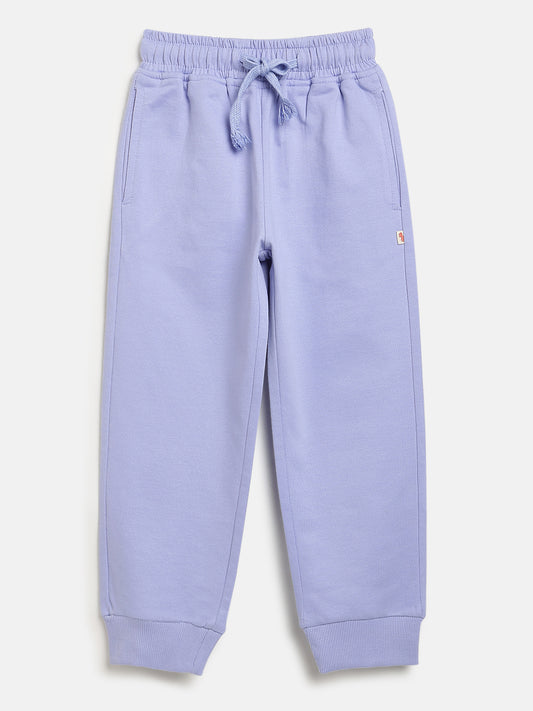 Blue 100% Cotton Joggers