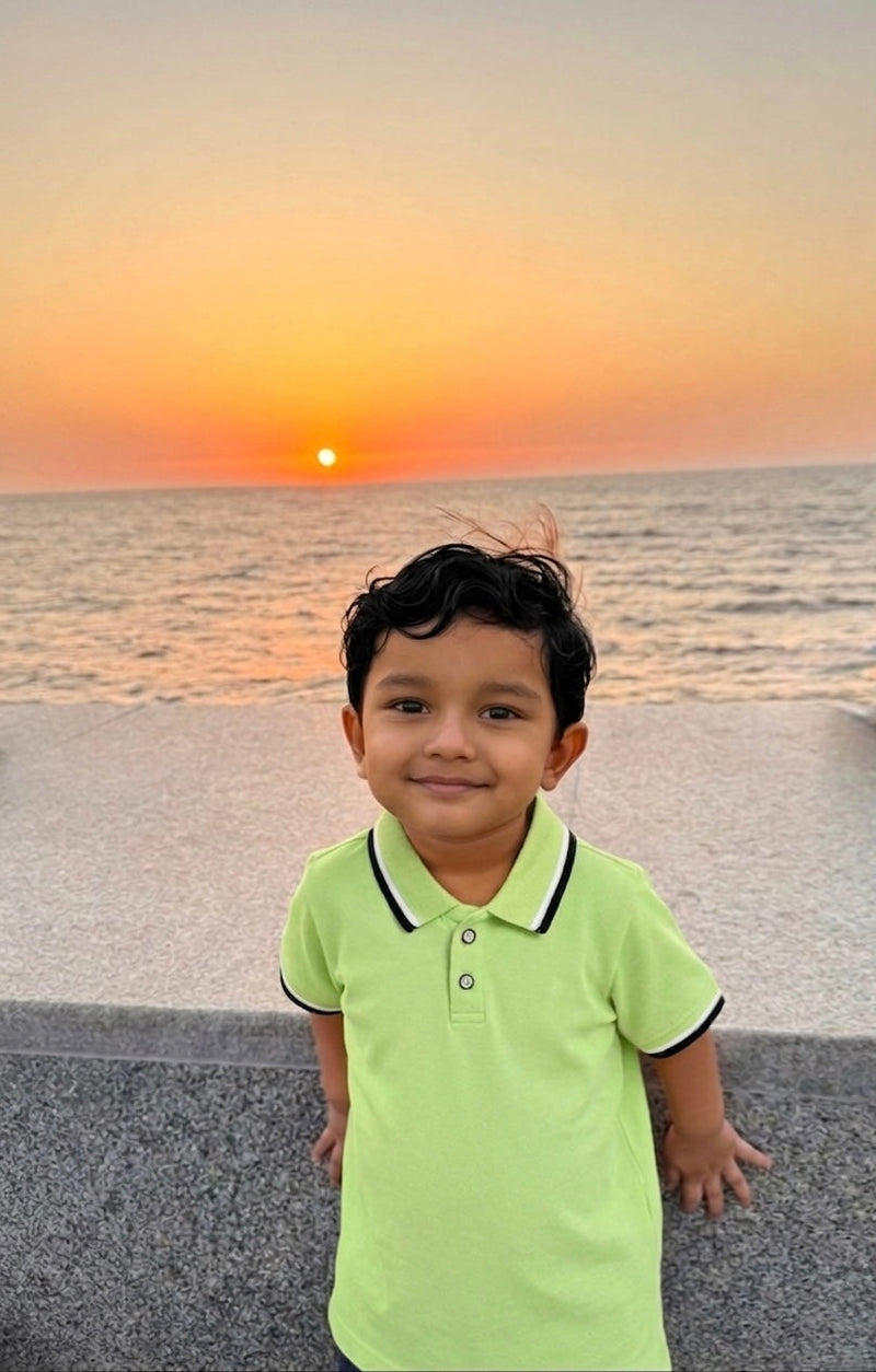 Great fit and quality. My son has worn this polo so many times that we ended up buying it in 2 other colors also