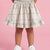 Twirl and Fun Flared Skirt (Green and Beige)