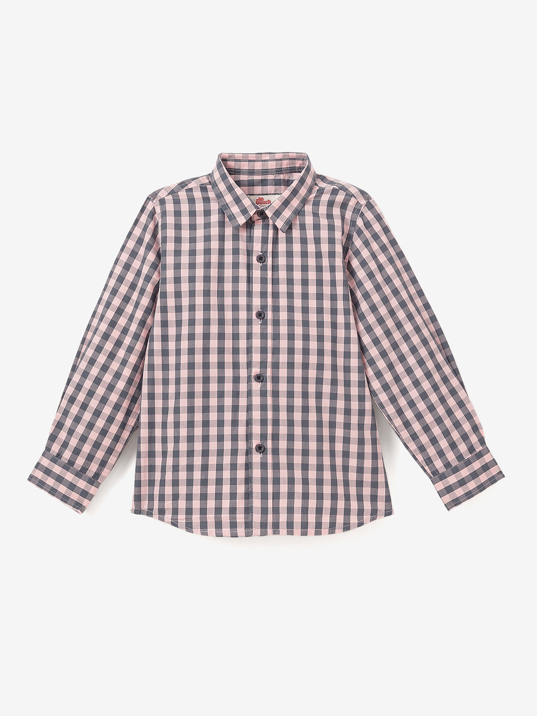 The Picnic Checks Shirt in Pink and Navy Blue