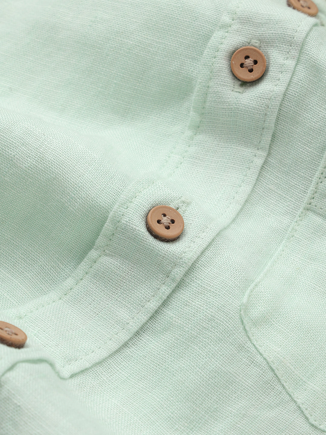 The Timeless Roll-up Sleeve Shirt for Boys (Green)