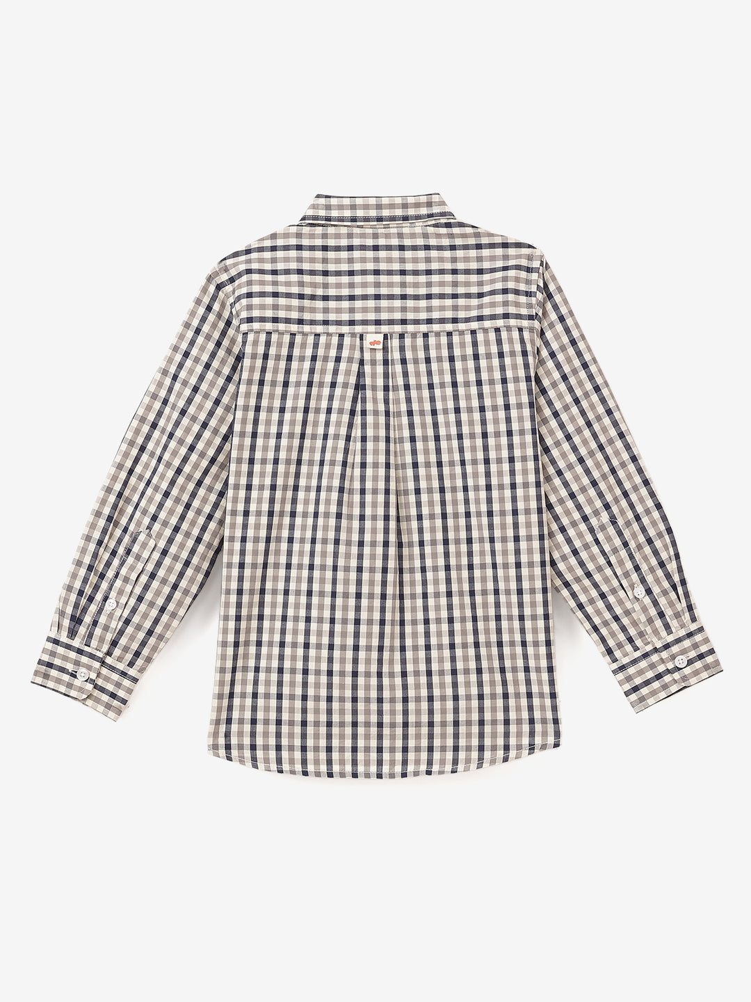 The Picnic Checks Shirt in Navy Blue and Grey