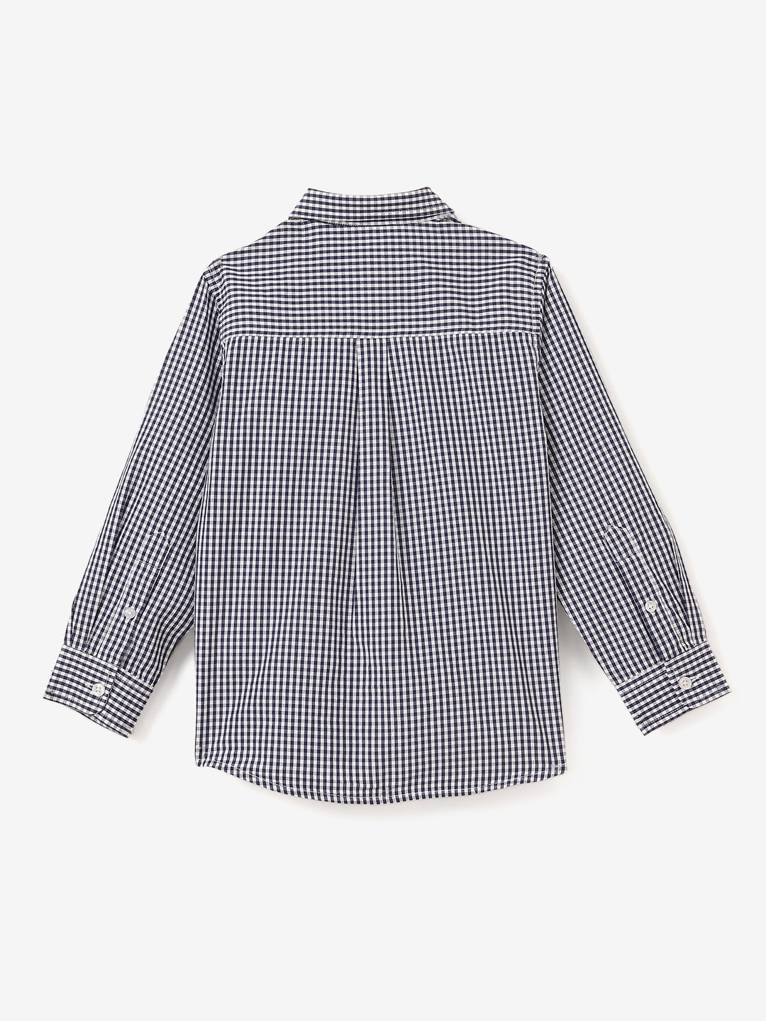 The Little Checkmate Shirt in Navy Blue