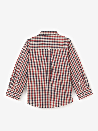 The Picnic Checks Shirt in Red and Navy Blue