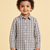 The Picnic Checks Shirt in Navy Blue and Grey