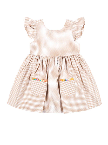Bow and Pop Dress (Pink)