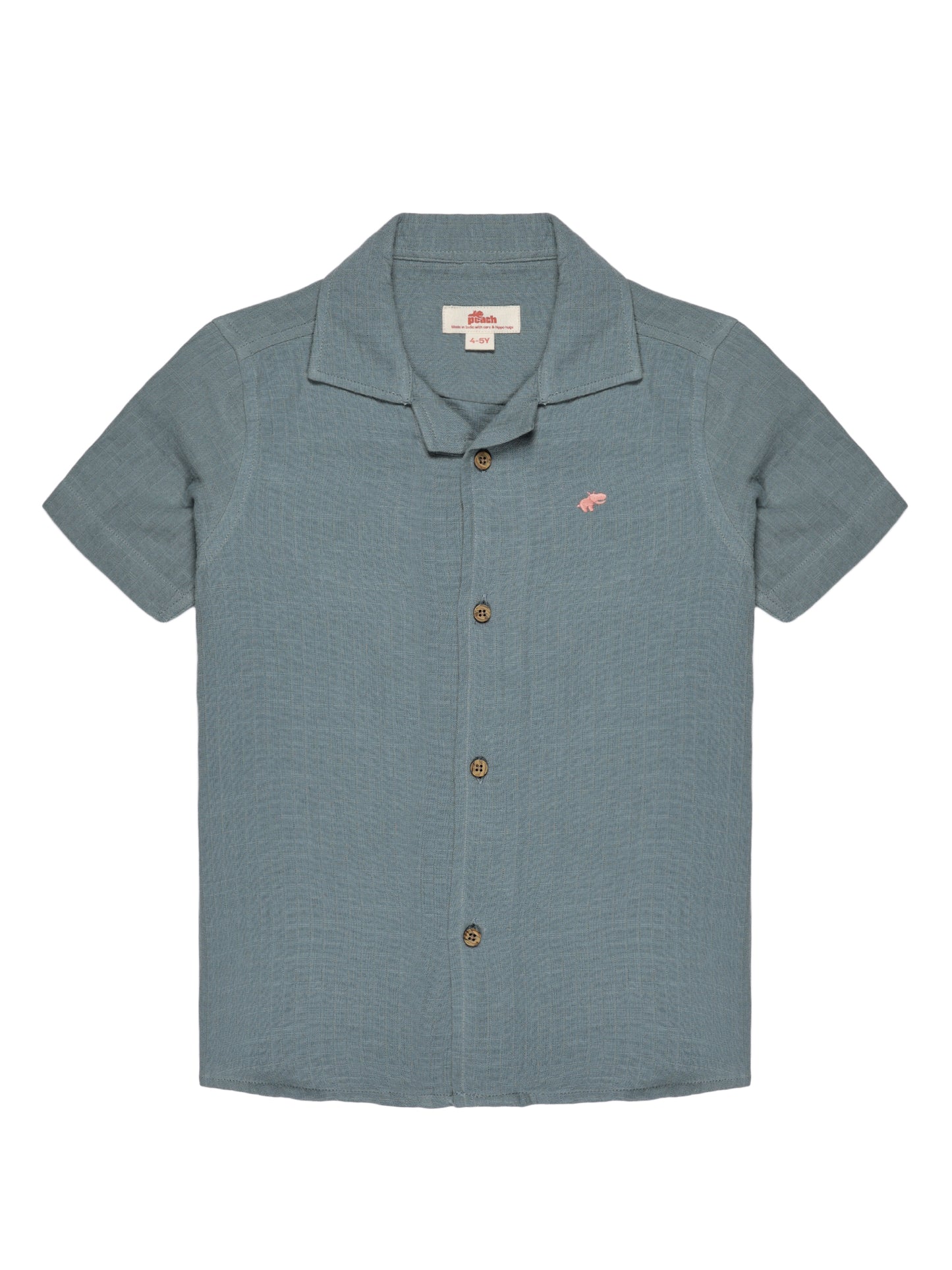 On Vacay Casual Resort Collared Shirt for Boys (Blue)