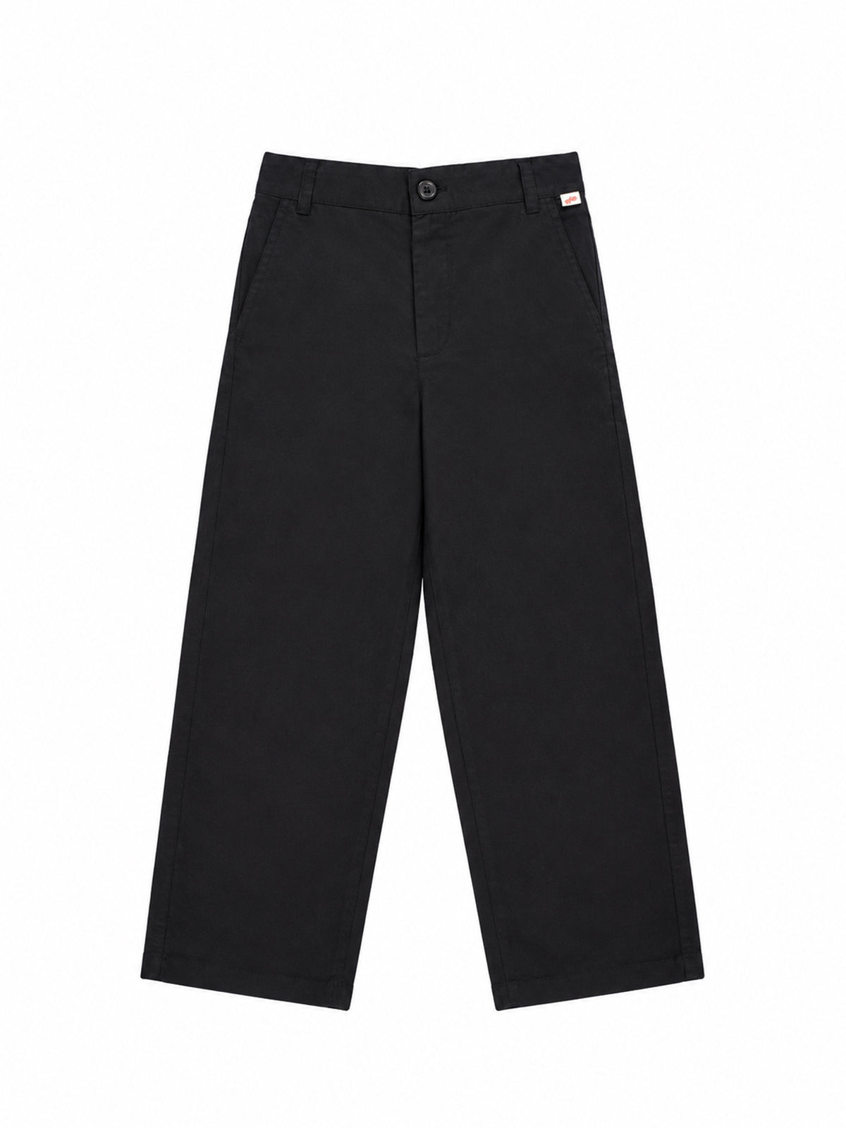 Wardrobe Essential Formal Trousers for Boys in Black