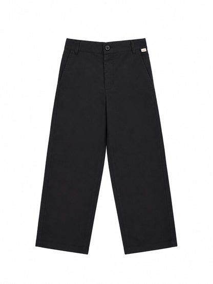Wardrobe Essential Formal Trousers for Boys in Black