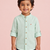 The Timeless Roll-up Sleeve Shirt for Boys (Green)