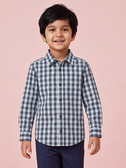 The Picnic Checks Shirt in Blue