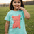 Puffy Peach The Hippo T-shirt in Blue For Girls