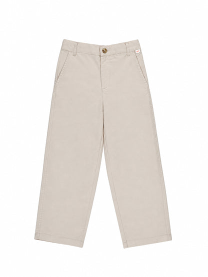 Wardrobe Essential Formal Trousers for Boys in Beige