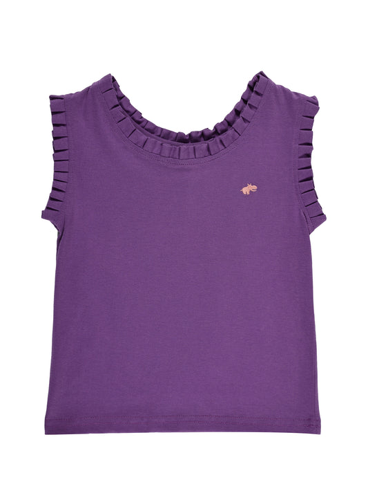 Dainty Frill T-shirt in Purple for Girls