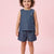 Just Like Denim Coord Set for Girls (Blue)