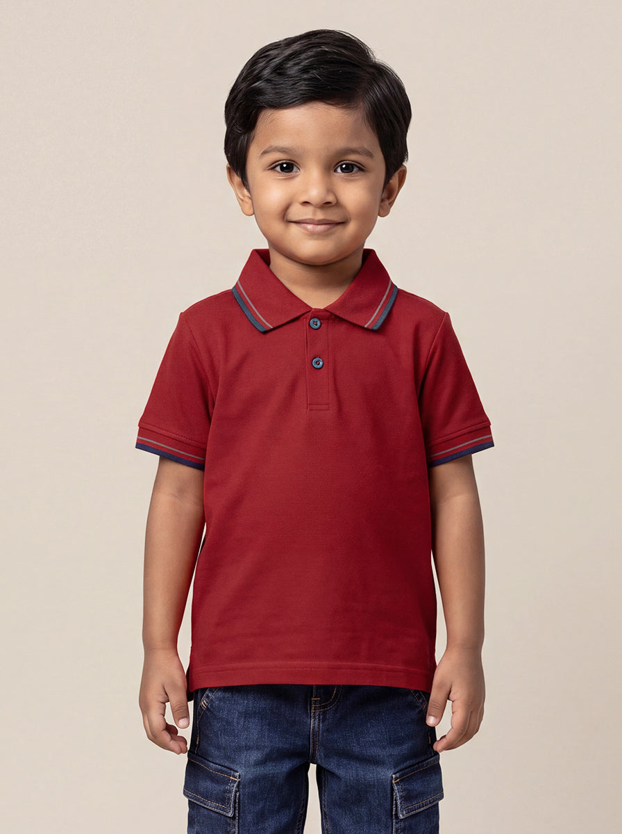 The Tennis Club Polo in Red