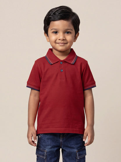 The Tennis Club Polo in Red