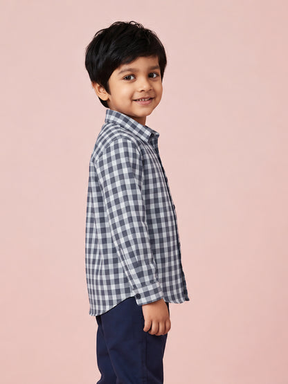 The Picnic Checks Shirt in Blue