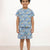 Jungle Friends Oversized Coord Set for Boys (Blue)