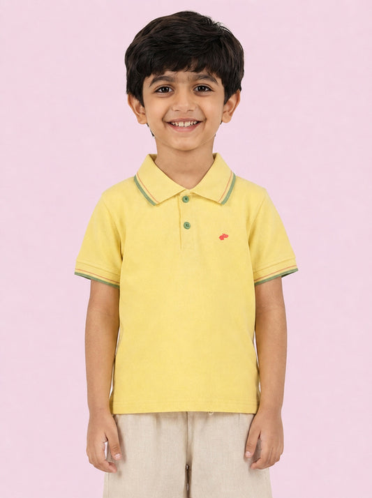 The Tennis Club Polo in Yellow