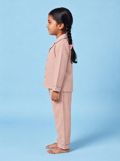 Good Night Peach Nightsuit (Pink)
