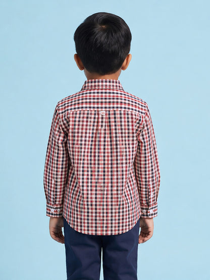The Picnic Checks Shirt in Red and Navy Blue