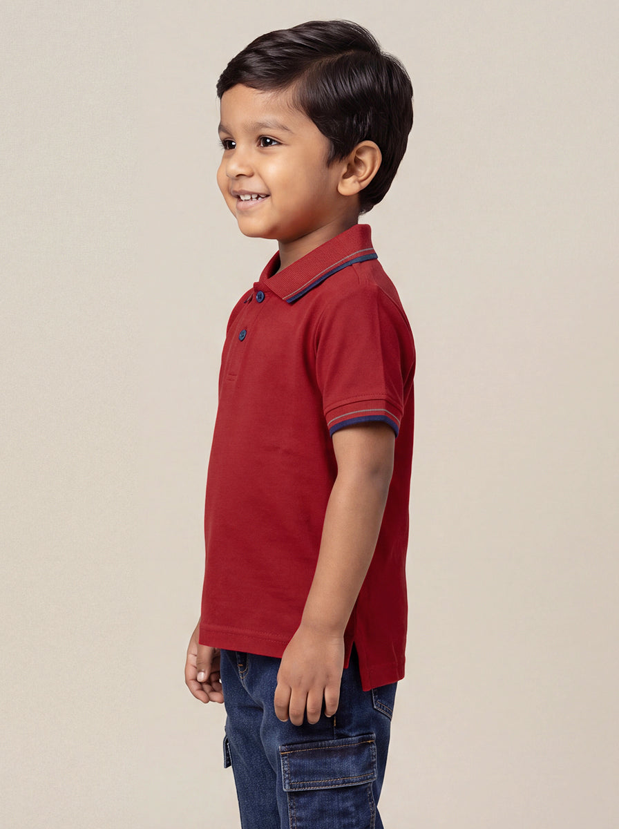 The Tennis Club Polo in Red