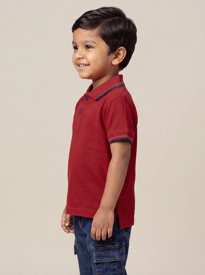 The Tennis Club Polo in Red