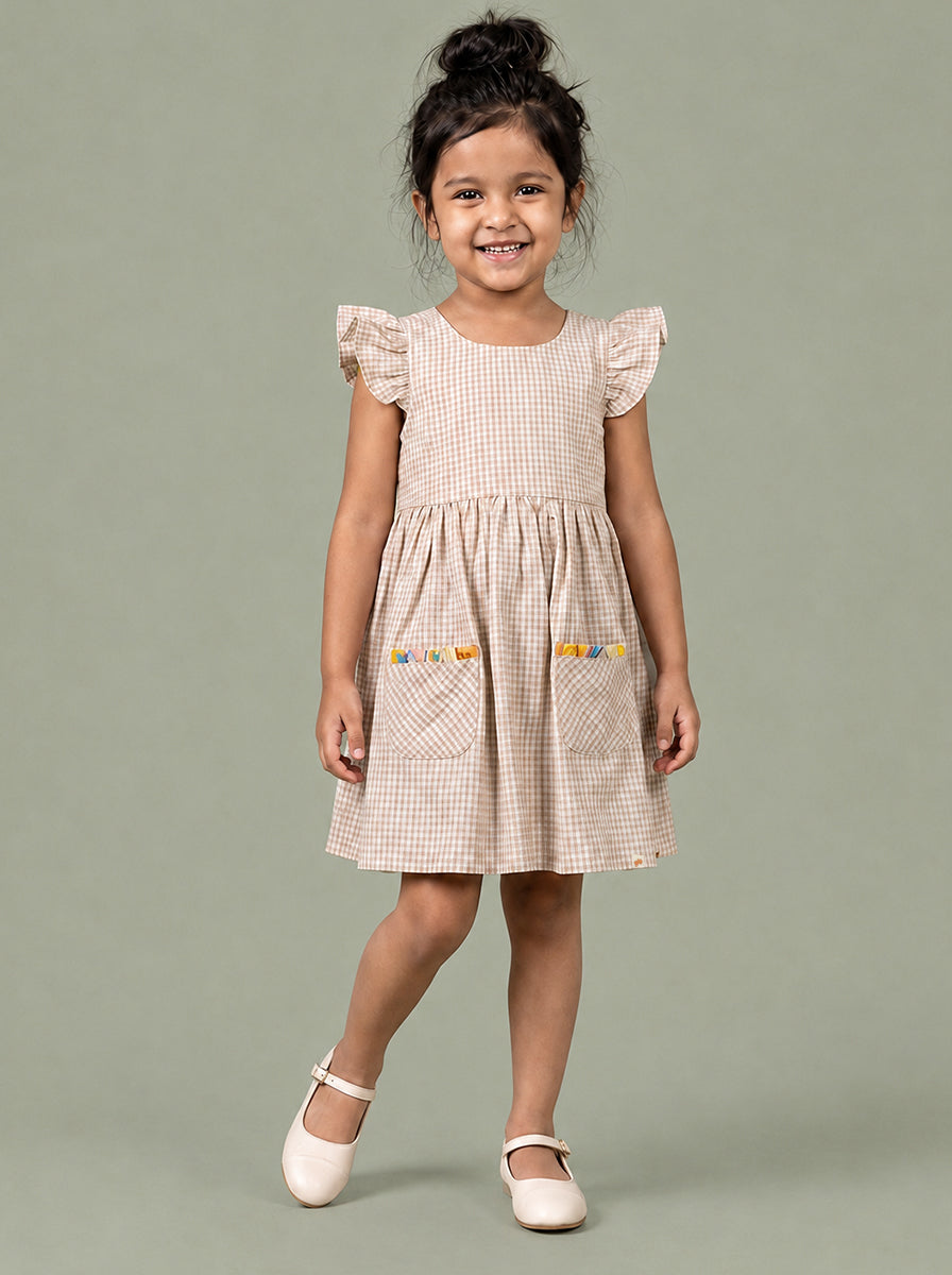 Bow and Pop Dress (Pink)