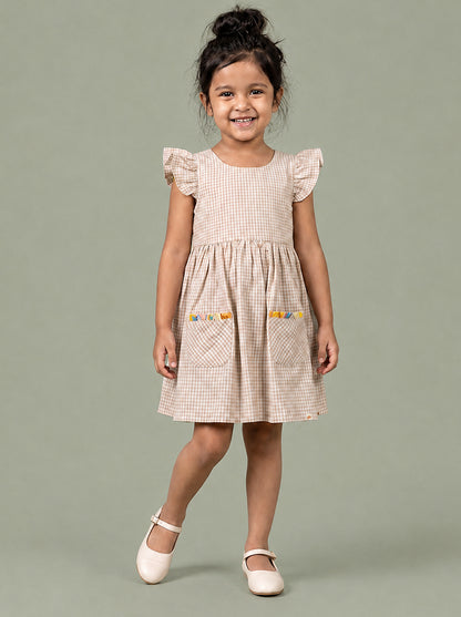 Bow and Pop Dress (Pink)