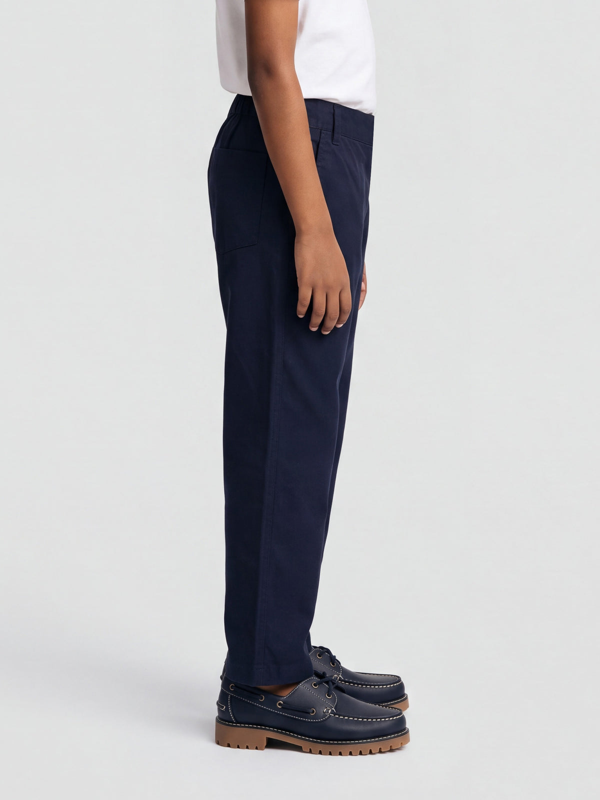 Wardrobe Essential Formal Trousers for Boys in Navy Blue