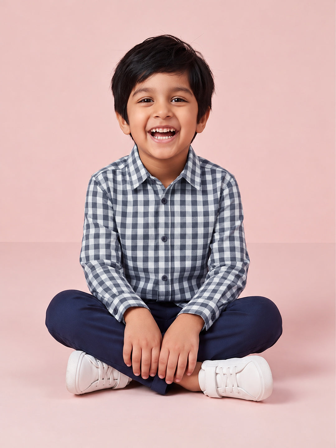 The Picnic Checks Shirt in Blue