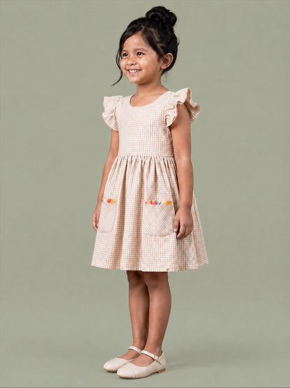 Bow and Pop Dress (Pink)