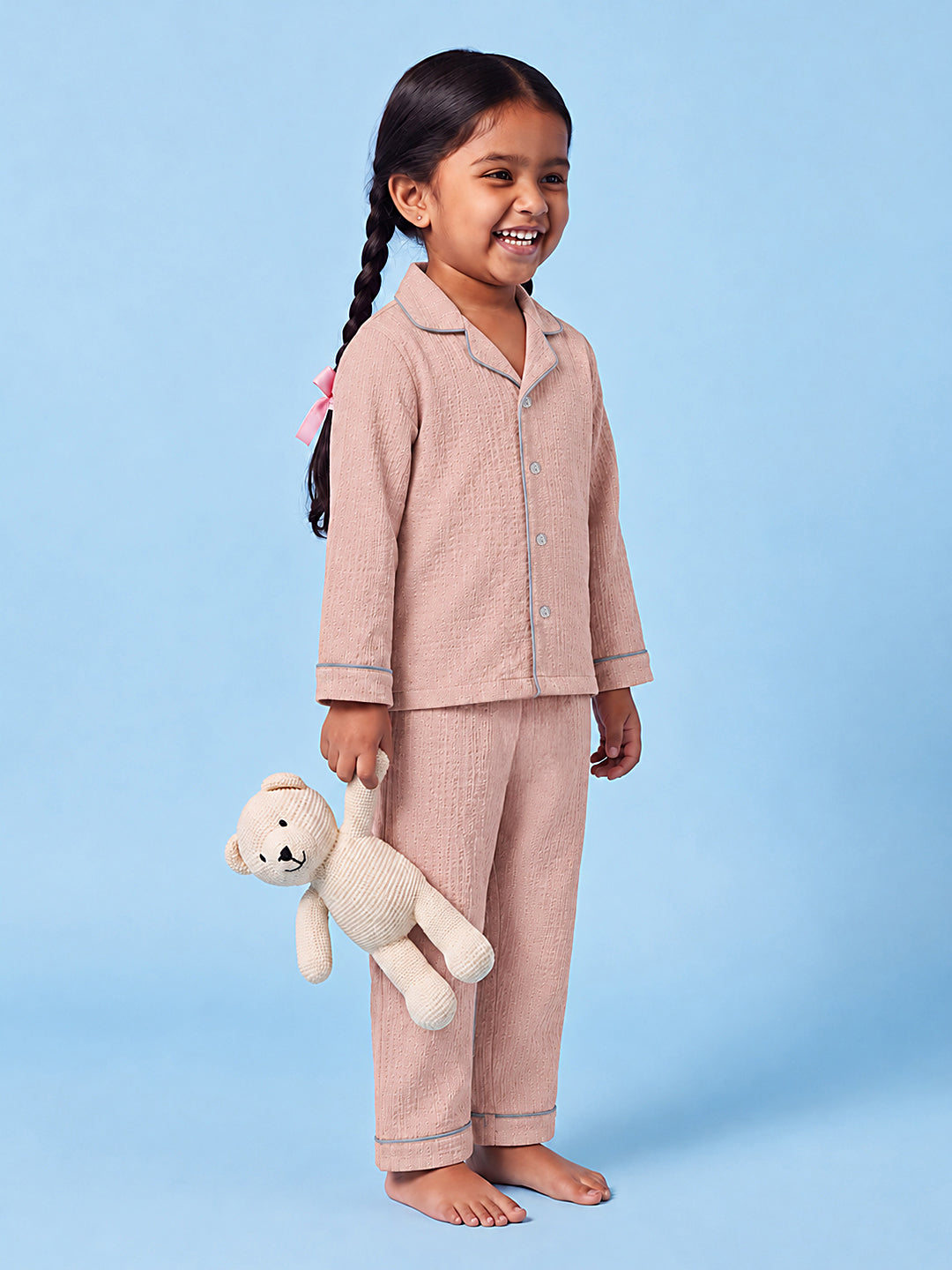 Good Night Peach Nightsuit (Pink)