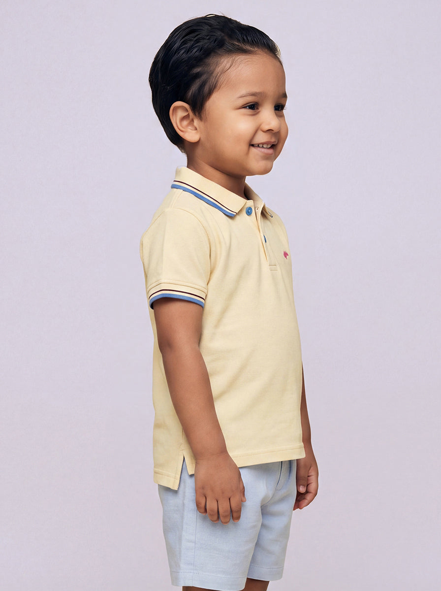 The Tennis Club Polo in Off White