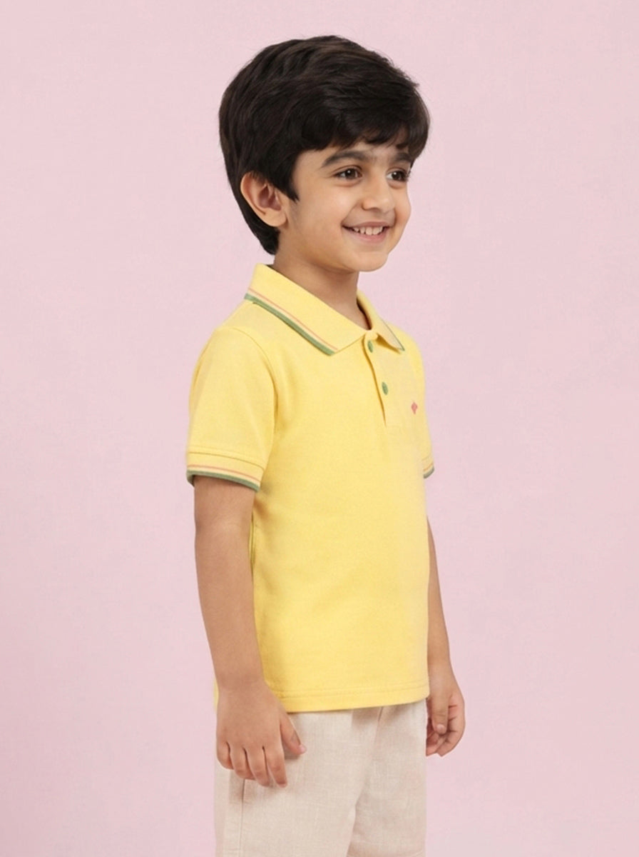 The Tennis Club Polo in Yellow