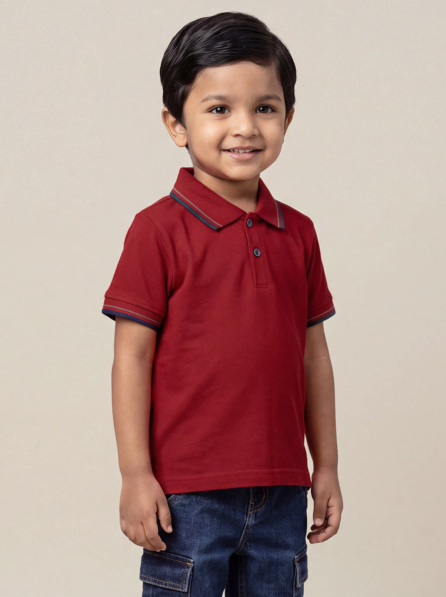 The Tennis Club Polo in Red