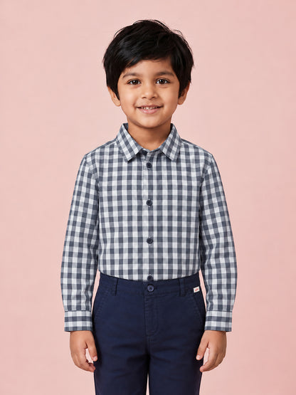 The Picnic Checks Shirt in Blue