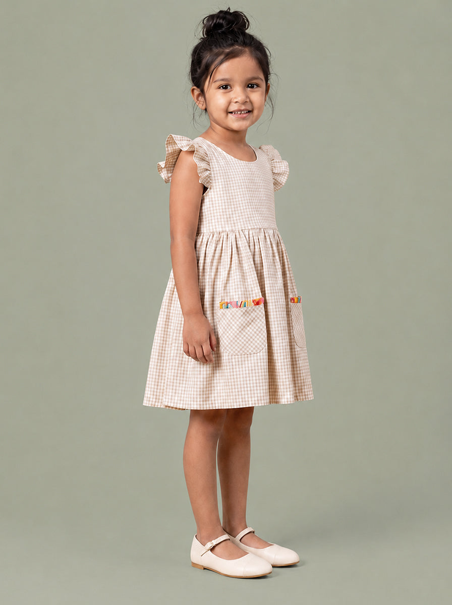 Bow and Pop Dress (Pink)