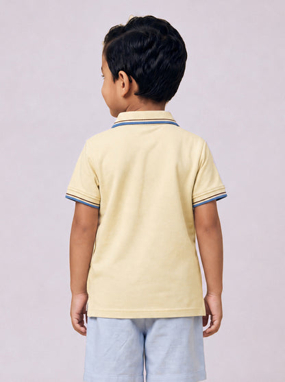 The Tennis Club Polo in Off White