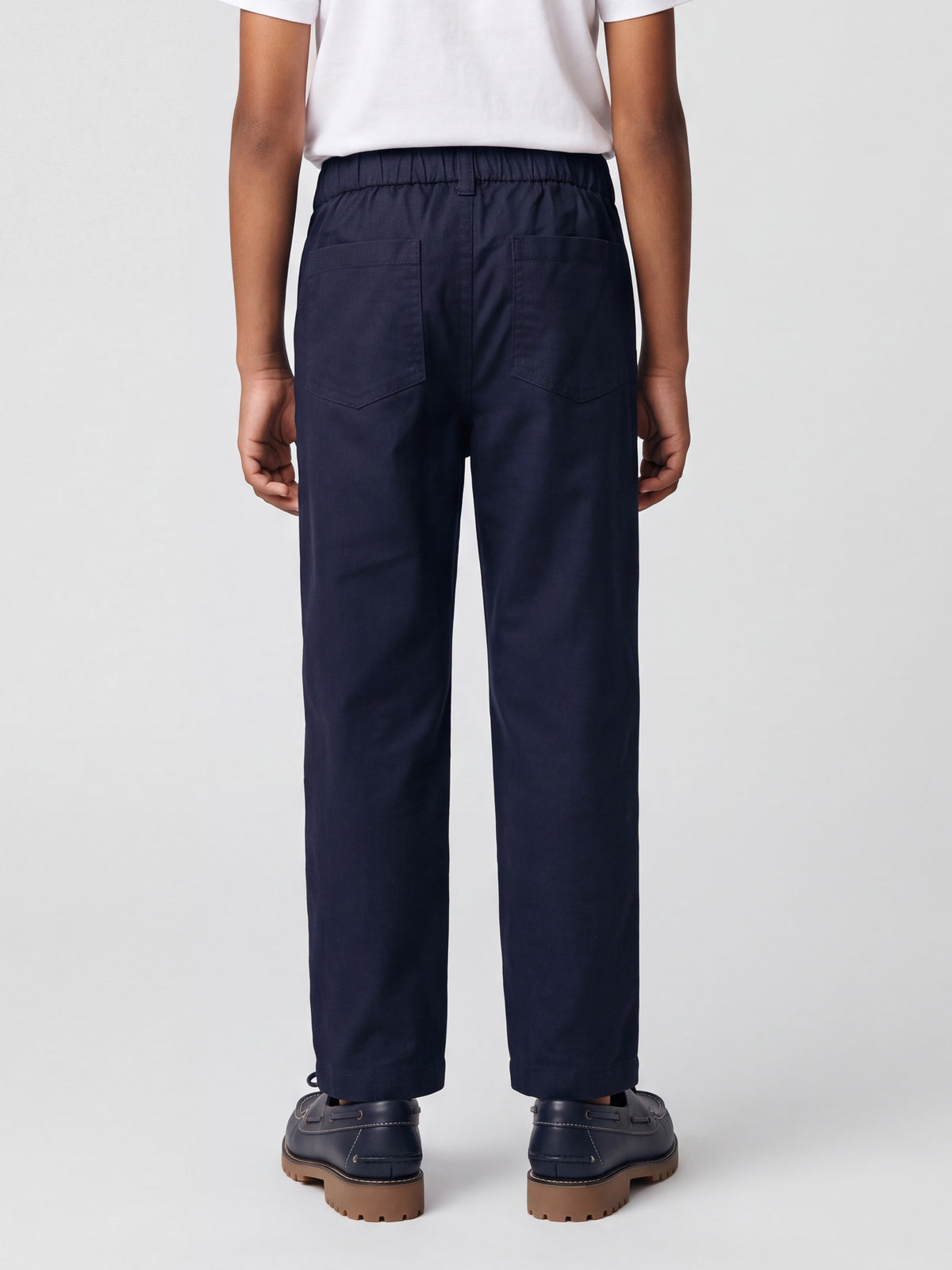 Navy blue cotton trousers for boy, formal trousers, premium, kids fashion 