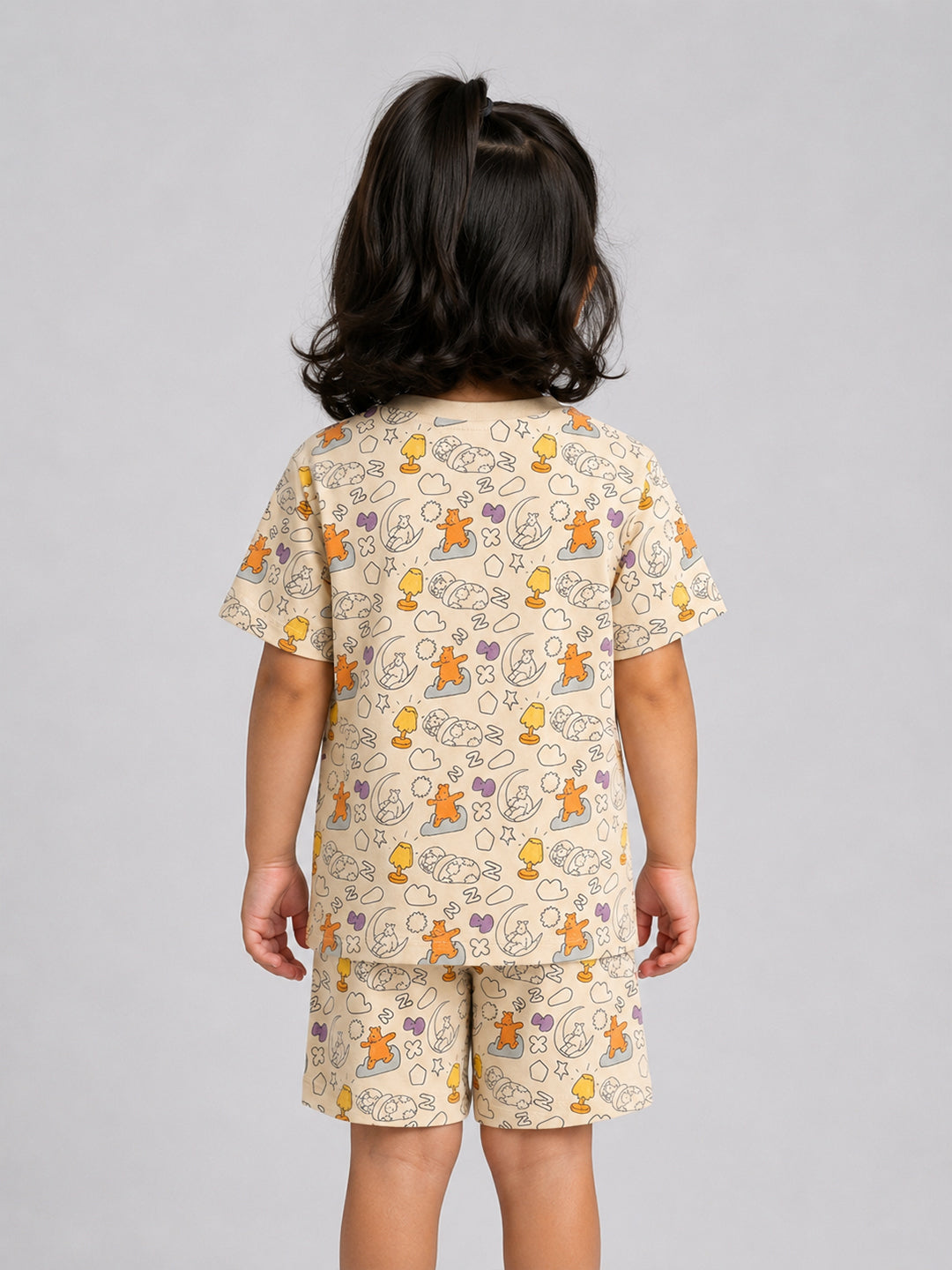 Colour Me Nightsuit for Girls | With Free Washable Markers