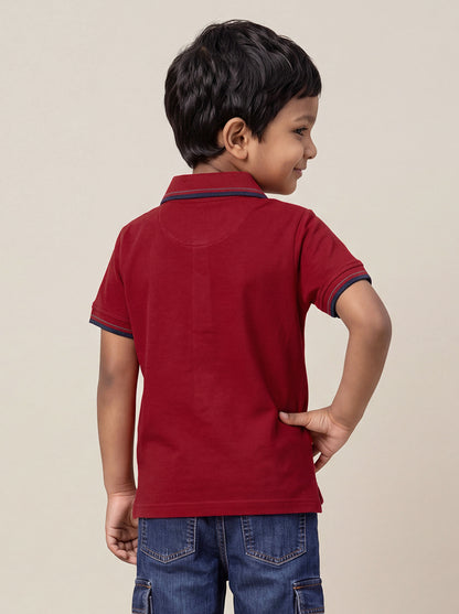 The Tennis Club Polo in Red
